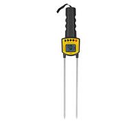 Qukaim Testeur de grains numérique intelligent avec écran LED pour maïs, blé, riz, haricots, testeur d'humidité des grains portable, mesure précise de la sonde