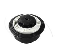 Qukaim Tête de rechange pour débroussailleuse C6-2 M8 x 1,25 pour Stihl FS38 FS40 FS45 FS50 FSE60 FSE71 FSE81, facile à installer, pas de démontage nécessaire, tête de débroussailleuse résistante à