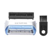 Qukaim Tête de rechange pour rasoir électrique, coupe-capsule et lame intérieure, compatible avec Braun 20S, comprend une brosse de nettoyage, des feuilles de rasage durables
