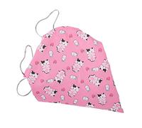 Qukaim Tunnel d'angle en polyester facile à fixer pour petits animaux de compagnie, cachette à angle droit, joli motif de petite vache, idéal pour cochons d'Inde et rats