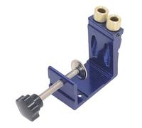 QUKFGCLGM Kit de gabarit de perçage de Poche, localisateur de Trous obliques pour Le Travail du Bois, clé à mèche, vis, Outils de menuiserie