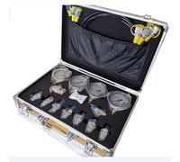 QUKFGCLGM Manomètre hydraulique Portable pour excavatrice, kit de Test de Pression hydraulique avec Point de Test, raccord à Vide et Outil de jauge, Facile à Utiliser
