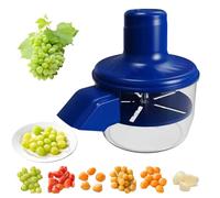 Qukoielly Machine Électrique à Éplucher Les Raisins - Petit Éplucheur Électrique Rechargeable 50W,Outil d'Épluchage pour Ail et Cerises de Cuisine - Petit pour Extérieur Voyage Pique-nique Dortoir