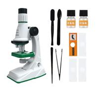 Qukoielly Microscope Portable pour - Kit d'Observation Végétale avec Loupe | Loupe Grossissement 200X à 1200X avec Éclairage LED pour Jeunes Curieux Filles Garçons Écoliers Maternelle et Primaire