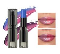 Qukoielly Rouge À Lèvres pH Changeant De Couleur - 2 Pièces Baume À Lèvres Teinté À Longue Tenue,Maquillage Résistant aux Transferts Hydratation pour Soirée Quotidien Extérieur