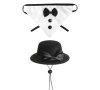 Qukoielly Tenues pour Oies de Jardin,Chapeaux pour Oies de Décoration | Grandes Figures Décoratives de 58 cm avec Nœuds Papillon pour Décor de Jardin, Fenêtre, Cour Intérieure et Extérieure