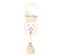 Qukoielly Tooth Fairy Porte-porte | Boîte de ramassage de dents perdues avec fente pour argent | souvenir, boîte à souvenirs en bois pour le rangement de la maison