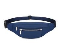 QUKUDS Sac Banane Homme Imperméable Sacoche Banane et Sangle Réglable,Unisexe Sac Banane pour Homme Femme Voyage Randonnée Pochette Ceinture (Bleu)