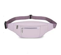 QUKUDS Sac Banane Homme Imperméable Sacoche Banane et Sangle Réglable,Unisexe Sac Banane pour Homme Femme Voyage Randonnée Pochette Ceinture (Violette)
