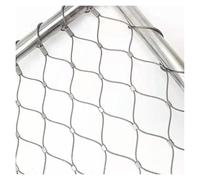 Qulamrdk 304 Inox Cable Acier Filet, Metal Protection Flexible Mailles Multifonctionnel 10cm/2mm pour ExtéRieur Jardin ClôTure Escalier Garde Corps(1.5x25m/4.92x80ft)