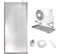 Qulamrdk Bac À Eau pour Climatiseur Extérieu, Récupération Du Avec Drain pour Collecteur D'eau de Condensation Résistant Universel(15.7x27.5in/40x70cm)