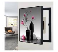 Qulamrdk Cache Compteur Electrique, Cache Tableau Electrique Decoratif Cacher Les Peintures Art Mural avec Cadre Poster DéCoration Salon Amovible(E,15.7inx19.6in/40 x 50 cm)