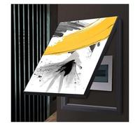 Qulamrdk Cache Compteur Electrique Mural Cache Tableau Electrique Boîte de Distribution Verticale Peinture Décorative Cache-Compteur Électrique D'intérieur(A,45x55cm)