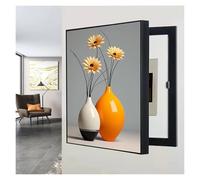 Qulamrdk Cache Tableau Electrique Cache-Compteur Électrique D'intérieur Créativité Cacher Le Comptoir Couvercle Boîte de Distribution Peinture Décorative(F,60x80cm)