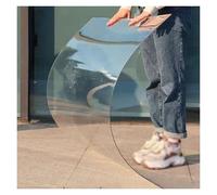 Qulamrdk Feuille de Toiture en Polycarbonate, Plaque Plastique Anti-Pluie Isolant Panneaux 1mm Épaisseur pour Exterieur Serre Jardin Abris Terrasse(1.56x2m/5.12x6.56ft)