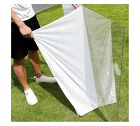 Qulamrdk Feuille de Toiture en Polycarbonate, Plaque Plastique Anti-Pluie Isolant Résistant Chocs, Intempéries Pour Abri Voiture Véranda Facile À Couper(0.6x7m/1.97x22.96ft)