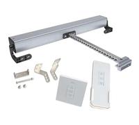 Qulamrdk Ouvre-fenêtre À Chaîne Electrique Avec Télécommande et Interrupteur, Max 400n Électrique pour Fenêtres Battants Course 300mm-1000mm(400mm/18.5in Rain sensor)