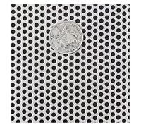 Qulamrdk Panneaux À Trous Ronds en Acier Inoxydable 304 Plaque de Tôle en Maille Métallique Déployée Tôles Perforées for La Protection de La Décoration(3mm Mesh,30x30cm)