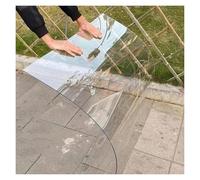 Qulamrdk Panneaux de Serre en Polycarbonate, Couverture Toit pour Maison Jardin pour Terrasses, Toitures, Remplacement Toiture(0.6x3m/1.97x9.84ft)