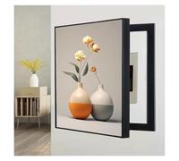 Qulamrdk Peinture Décorative pour Boîte À Compteurs Vertical Cache Compteur Électrique Mural Amovible Peinture Murale pour Coffret Distribution Caché Démontable(B,13.7inx17.7in/35 x 45 cm)