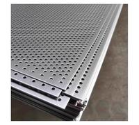 Qulamrdk Plaque Perforée en Acier Inoxydable 304 -Tôles Perforées en Métal | Grille INOX | Grillage Gouttiere|Plaque en Acier Perforé Plaque D'observation(2mm Mesh,40x40cm)