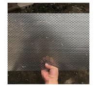 Qulamrdk Tôle Perforée en Acier Inoxydable 304 Grille de Drainage Et Panneau de Protection Résistante À La Corrosion pour Intérieur/Extérieur Thick 0.8mm(2mm Mesh,40x40cm)