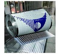 Qulamrdk Tôle Perforée en Acier Inoxydable 304 Grille de Drainage Et Panneau Protection for Filtre, Ventilation, Protection, Projets de Bricolage Grille INOX(40cmx200cm)