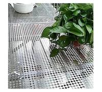 Qulamrdk Tôle Perforée en Acier Inoxydable 304 Tôles Perforées en Métal Grille INOX for Filtre, Ventilation, Protection, Projets de Bricolage Plaque en Acier(5mm Mesh,30x30cm)