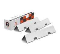 QuliMetal 7635 Flavorizer Bars pour Weber Spirit E210, E220, S210, S215 (Commandes frontales), 38,9 cm Acier Inoxydable pour Weber Spirit 200 & GS4 Spirit II E/S 210, 220, 215