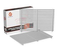 QuliMetal 7639 Grille 44cm Acier Inoxydable 304 pour Weber Spirit 300 & II E/S 310 320 330 (Commandes frontales), Grille pour Spirit 700 900, Genesis Silver/Gold/Platinum B & C, Genesis 1000-3500