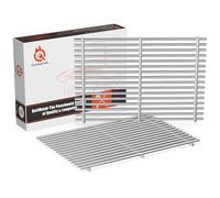 QuliMetal 7639 Grille 44cm Acier Inoxydable 304 pour Weber Spirit 300 & II E/S 310 320 330 (Commandes frontales), Grille pour Spirit 700 900, Genesis Silver/Gold/Platinum B & C, Genesis 1000-3500