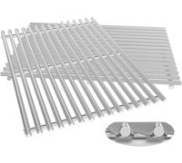 QuliMetal 7639 Grille 44cm Acier Inoxydable 304 pour Weber Spirit 300 & II E/S 310 320 330 (Commandes frontales), Grille pour Spirit 700 900, Genesis Silver/Gold/Platinum B & C, Genesis 1000-3500