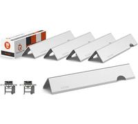 QuliMetal Barres Flavorizer 43,4 cm pour Weber Genesis II/LX 300, E-310 E-330 E-335 S-335 LX S/E-340, Genesis II 210 LX 240 Acier Inoxydable 304, pour 66032 66795