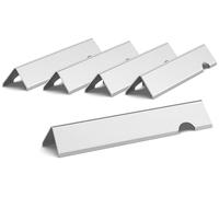 QuliMetal Barres Flavorizer 43,4 cm pour Weber Genesis II/LX 300, E-310 E-330 E-335 S-335 LX S/E-340, Genesis II 210 LX 240 (dès 2017), Acier Inoxydable, pour 66032 66795