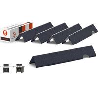 QuliMetal Barres Flavorizer 43,4 cm pour Weber Genesis II/LX 300, Genesis II E-310 E-330 E-335 S-335 LX S/E-340, Genesis II 210 LX Barres en Acier émaillé pour Weber 66032/66795