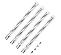 QuliMetal Brûleur de Gril 49,5 cm pour Weber Genesis série 300 (2011-2016), Compatible E310, E320, E330, S310, S320, S330, Commandes frontales, Acier Inoxydable 304, remplace Weber 62752