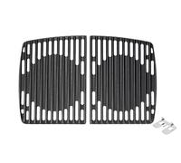 QuliMetal Grilles en Fonte 32 × 48 cm pour Enders Urban, Urban Pro, Explorer, Explorer Pro, Lot de 2, Accessoires et pièces de Rechange pour Barbecue à gaz