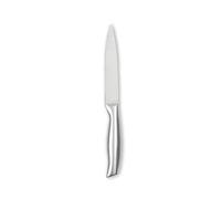 QULINART Couteau d'office utilitaire 12,5 cm - Couteau multifonction non corrosif avec manche creux en acier inoxydable - Lame polyvalente ultra-tranchante- Passe au lave-vaisselle - Finition argentée