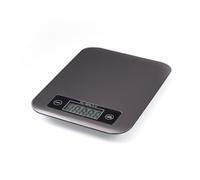 Qulinart Electronic Kitchen scale Silver Stainless Steel Finish Touch Screen Ergonomic Digital with Backlit display for multifunctional food