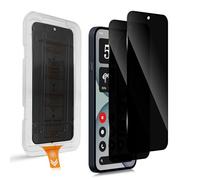 QULLOO 2 pièces Anti-Espion Verre Trempé pour Nothing Phone 4a, 9H Anti Espion Dureté Privacy Protection écran, Anti-Spy Anti-Rayures Film Sans Bulles avec Kit Automatique
