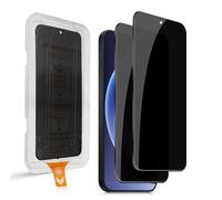 QULLOO 2 pièces Anti-Espion Verre Trempé pour Oneplus 15, 9H Anti Espion Dureté Privacy Protection écran, Anti-Spy Anti-Rayures Film Sans Bulles avec Kit Automatique