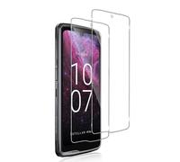 QULLOO 2 Pièces Verre Trempé pour CROSSCALL Stellar-M6 / M6E, Dureté 9H Film Protection Écran, HD Clair Bulle Anti-Rayures Film de Protection d'écran