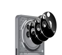 QULLOO Caméra Arrière Protecteur pour Nothing Phone 3a Pro, Protection Objectif Caméra Arrière Film en Verre Trempé 9H, Anti Rayures, Ultra HD, 3 Pièces