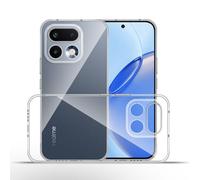 QULLOO Coque pour Realme 16 Pro, Ultra Transparent Étui de Protection en Silicone Antichoc, Clair Mince Souple TPU Housse Case, Anti-Rayures Anti-Collision Protection