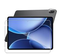 QULLOO Verre Trempé pour Oppo Pad 4 Pro Tablet + Caméra Arrière Protecteur, Dureté 9H Film Protection Écran, HD Clair Film