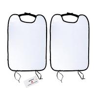 QUMAO 63 x 45cm 2pcs Housses de Siège Auto Protecteur Siege Arrière pour Anti Coup de Pied et Poussières for Protecteur Kick Enfants ou Chiens