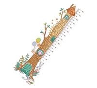 QUMIIRITY 1 Feuille Sticker de Autocollant Mesure Hauteur Garçon Fille avec Animaux Forêt Décoration Murale pour Chambre Garçon Fille Arbre