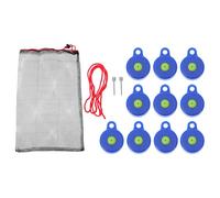 QUMIIRITY 10 Pièces Bouchons de Bouteille Réutilisables en Abs et Silicone pour Entraînement la Fronde en Plein Air Jardin et Cour