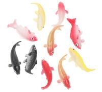 QUMIIRITY 10pièces Miniature Poissons Artificiels pour Décoration De Aquariums Figures Réalistes De Poissons pour Projets Modèles De Couleurs