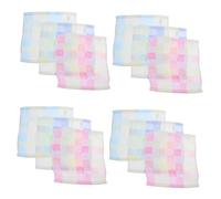 QUMIIRITY 12pièces Bavoirs Coton Pour Garçon Fille Absorbants Et Lavables Bavoirs Épaule Pour Et